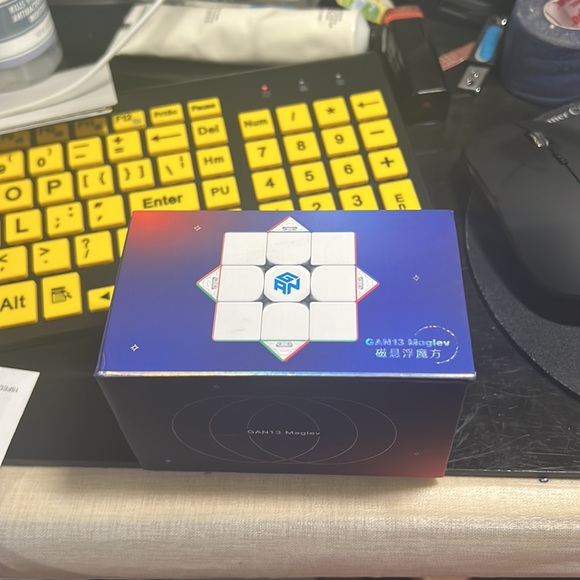 NIB Gan 13 Maglev FX Magnetic Speed Cube With Box, instructions, And Pouch - Picture 7 of 8